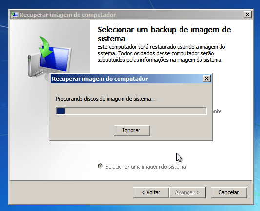 Como restaurar backups de imagem do sistema no Windows 7, 8 e 10
